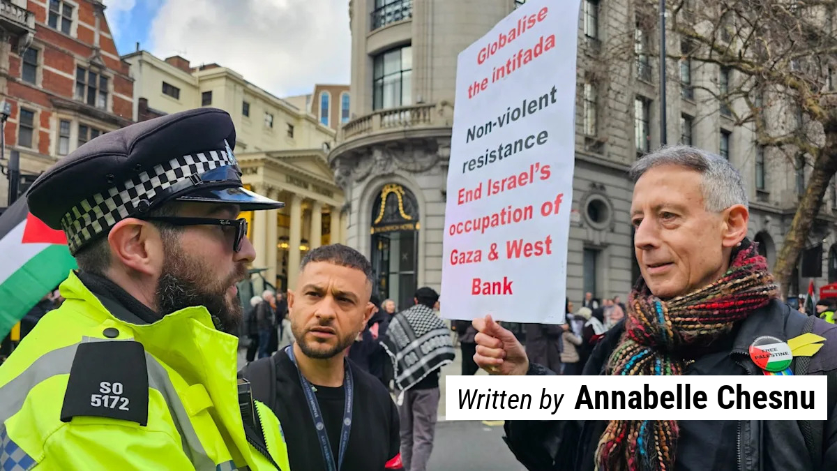 Peter Tatchell faces arrest after carrying a placard reading globalise the intifada during his campaign activities Peter Tatchell faces arrest after carrying a placard reading globalise the intifada during his campaign activities | Urgent Story