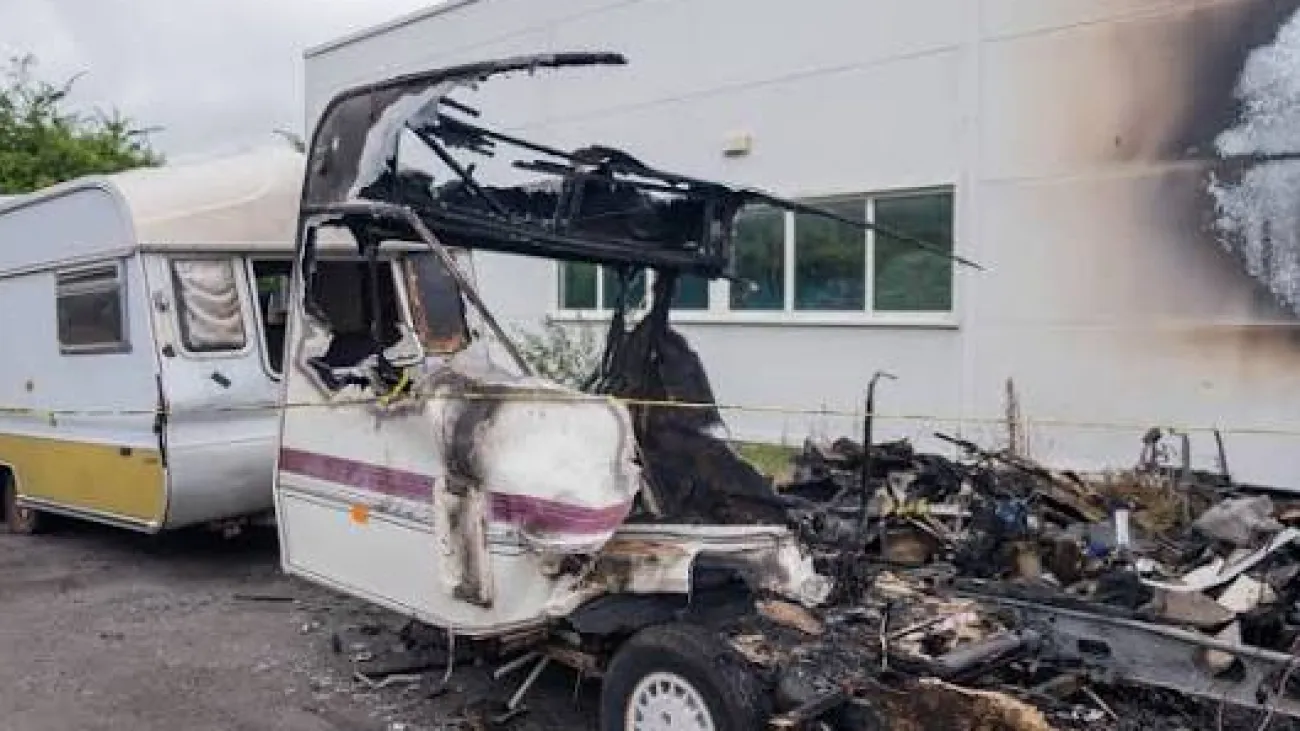 Glastonbury unease grows after a suspected arson attack described as being like a bomb went off Glastonbury unease grows after a suspected arson attack described as being like a bomb went off | Urgent Story