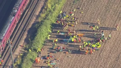 Bedfordshire - News : Nine people are in critical condition after a train crash killed the driver Photo of Bedfordshire – News : Nine people are in critical condition after a train crash killed the driver